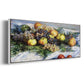 Still Life with Pears and Grapes, 1880 - Floater Framed Canvas Print
