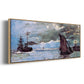 Seascape - Floater Framed Canvas Print