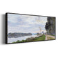 The Promenade at Argenteuil, 1872 - Floater Framed Canvas Print