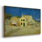 The Yellow House (The Street), 1888 - Floater Framed Canvas Print