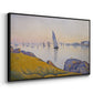 Evening Calm, Concarneau, Opus 220, 1891 - Floater Framed Canvas Print