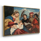 Mary and Child with Saints Stephen, Jerome and Maurice, c. 1510 - Floater Framed Canvas Print
