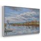 The Banks of the River Seine, 1893 - Floater Framed Canvas Print