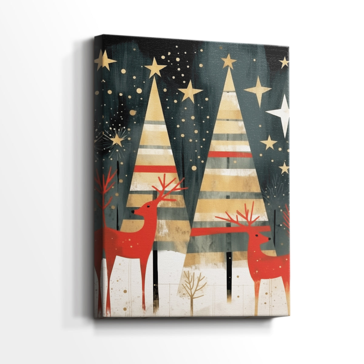 Bells of Warm Lantern Carol - Canvas Art Print