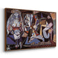 Women of Algiers (Version O), 1955 - Floater Framed Canvas Print
