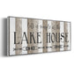 Simple at the Lake House - Floater Framed Canvas Print
