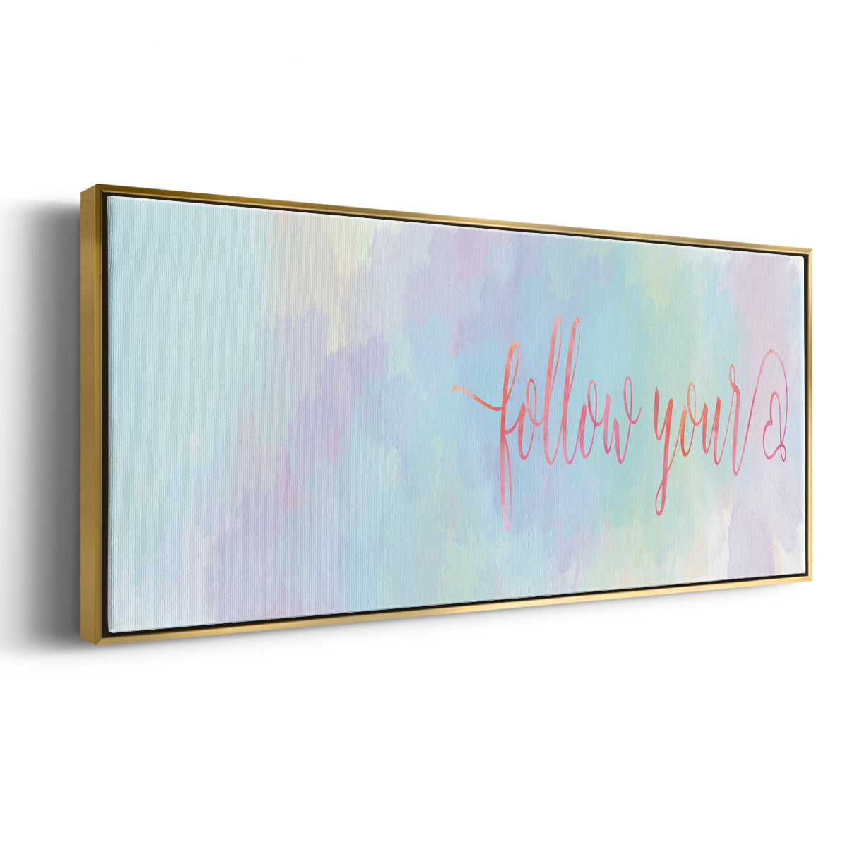 Follow Your - Floater Framed Canvas Print