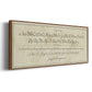 Manuscript Sampler V - Floater Framed Canvas Print