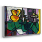 Pitcher and Bowl of Fruit, 1931 - Floater Framed Canvas Print