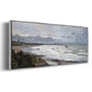 The Beach at Saint Adresse, 1876 - Floater Framed Canvas Print