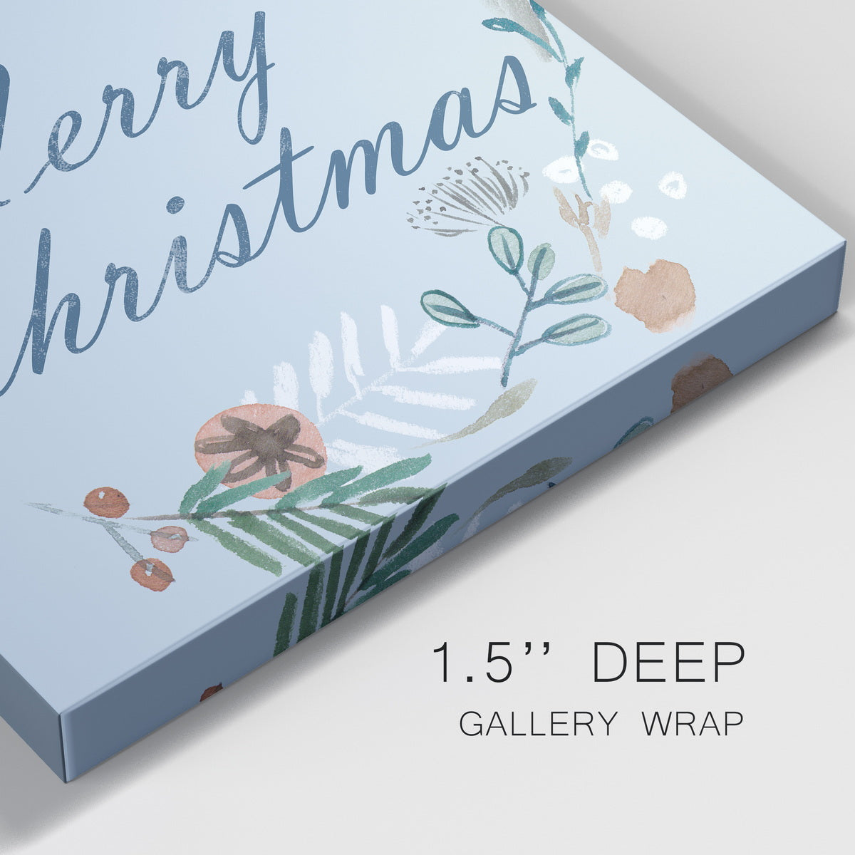 Snowy Christmas I-Premium Gallery Wrapped Canvas - Ready to Hang