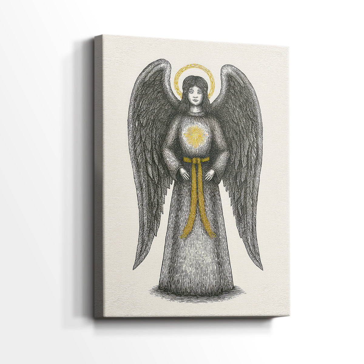 Frostlit Midwinter at Midnight - Canvas Art Print