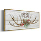 Rustic Cheer - Floater Framed Canvas Print