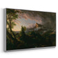 The Course of Empire: The Savage State, 1834 - Floater Framed Canvas Print