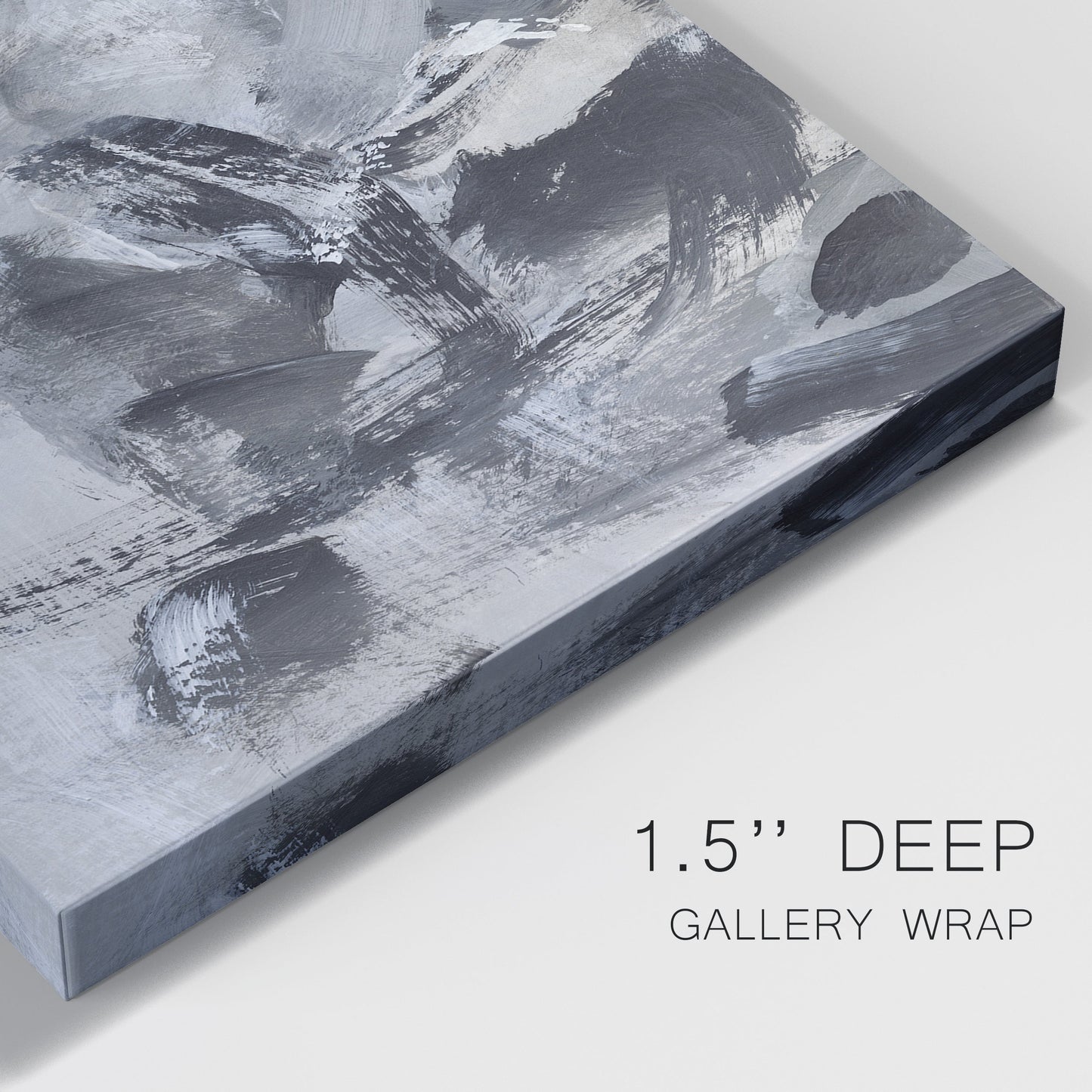 Black & White Mix I Premium Gallery Wrapped Canvas - Ready to Hang