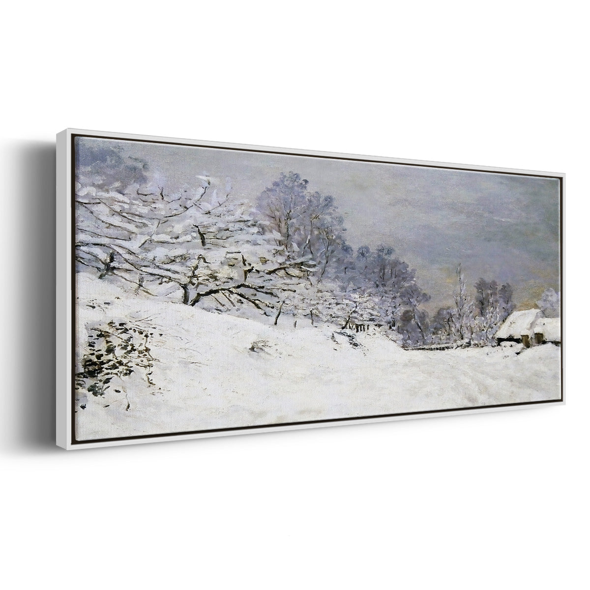 The Road in Front of Saint - Floater Framed Canvas Print