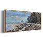 The Promenade at Argenteuil, Winter's Evening, 1875 - Floater Framed Canvas Print