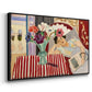 Woman with Anemones (Femme et anémones), c. 1920-1921 - Floater Framed Canvas Print