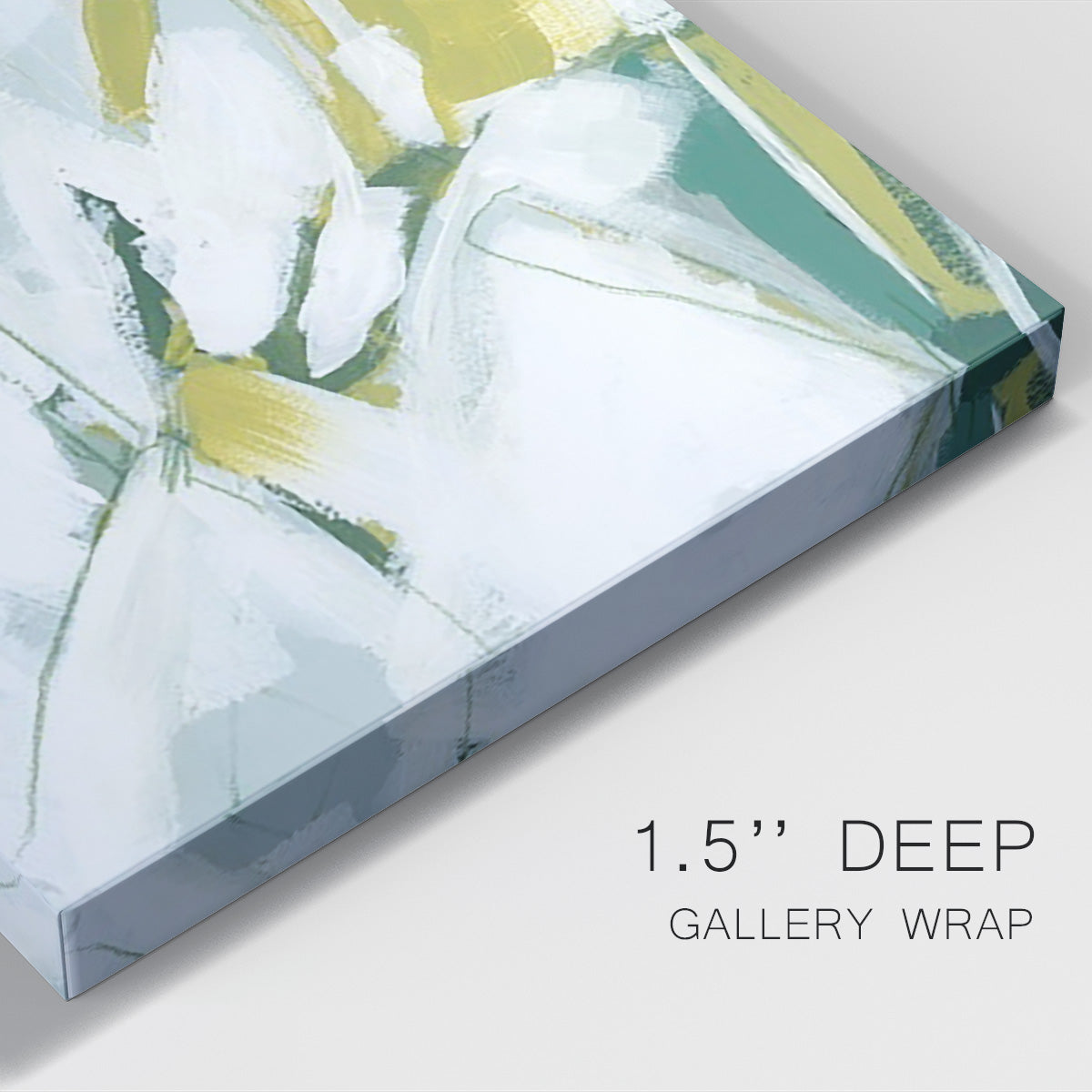 Emerald Ice II Premium Gallery Wrapped Canvas - Ready to Hang