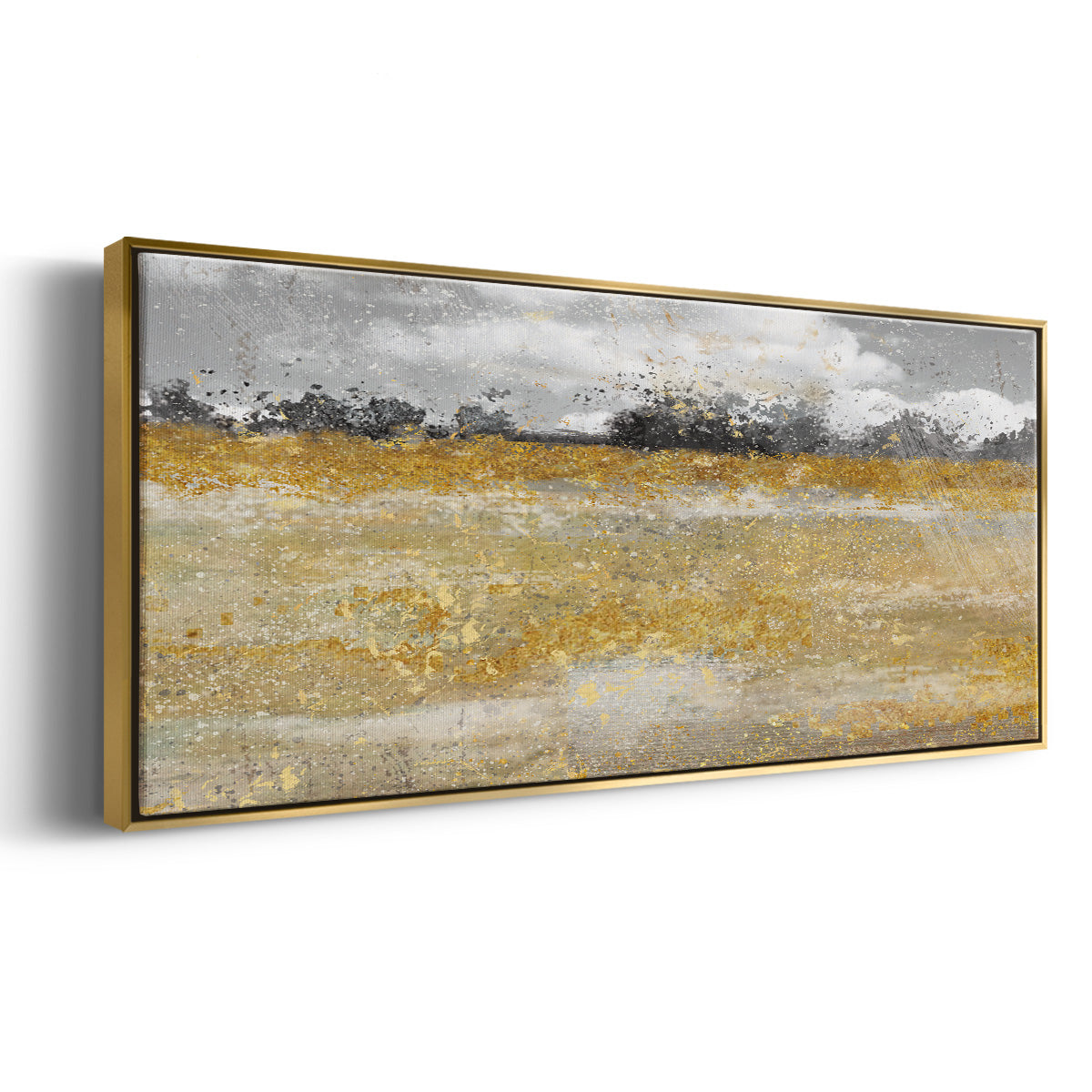 Meadow Shimmer II - Floater Framed Canvas Print