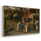 A Village Fair, c. 1567-1569 - Floater Framed Canvas Print