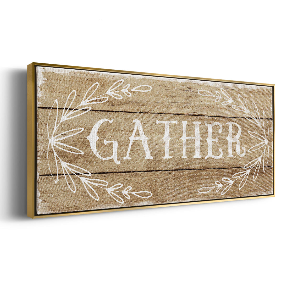 Gather - Floater Framed Canvas Print