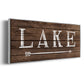 To the Lake - Floater Framed Canvas Print