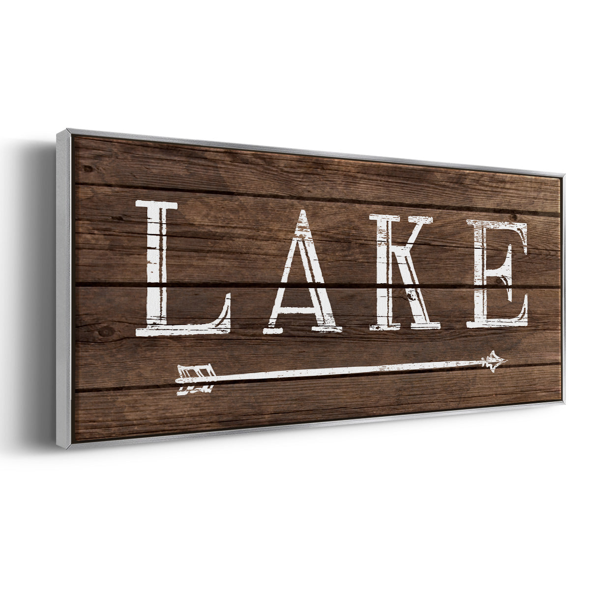 To the Lake - Floater Framed Canvas Print