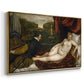 Venus with an Organist and a Dog, c. 1550 - Floater Framed Canvas Print