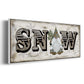 Winter Wonderland Friend Snow - Floater Framed Canvas Print