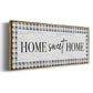 Home Sweet Home - Floater Framed Canvas Print