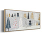 Christmas Chalet Collection D - Floater Framed Canvas Print