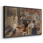 Roman Pilgrims, 1854 - Floater Framed Canvas Print