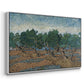Olive Trees, 1889 - Floater Framed Canvas Print