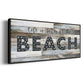 Better at the Beach - Floater Framed Canvas Print