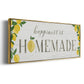 Homemade Lemons - Floater Framed Canvas Print