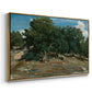 Fontainebleau: Oak Trees at Bas-Bréau, c. 1830-1835 - Floater Framed Canvas Print