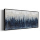 Misty Indigo Forest - Floater Framed Canvas Print