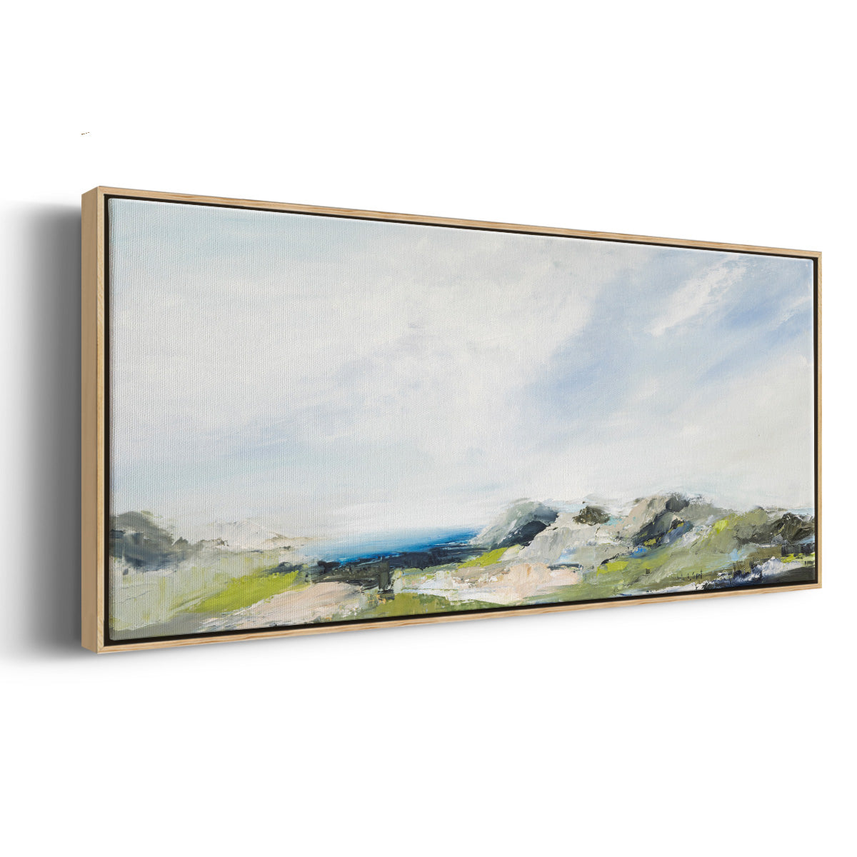 The Earth Sings - Floater Framed Canvas Print
