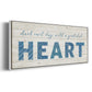 Grateful Heart - Floater Framed Canvas Print