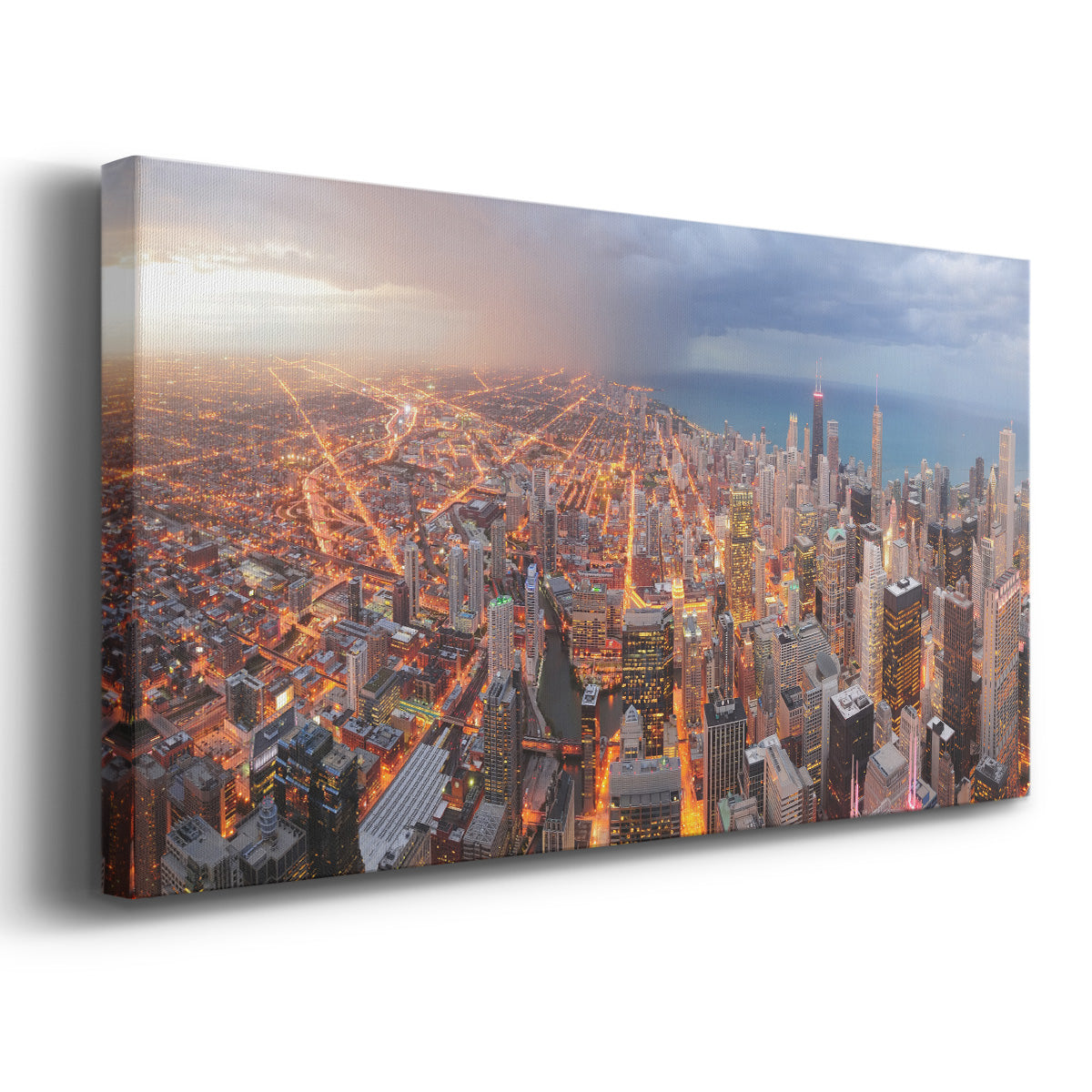 Chicago Aerial - Gallery Wrapped Canvas