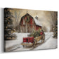 Village of Warm Lantern Promise - Canvas Art Print