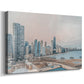 Chicago Skyline from South - Gallery Wrapped Canvas