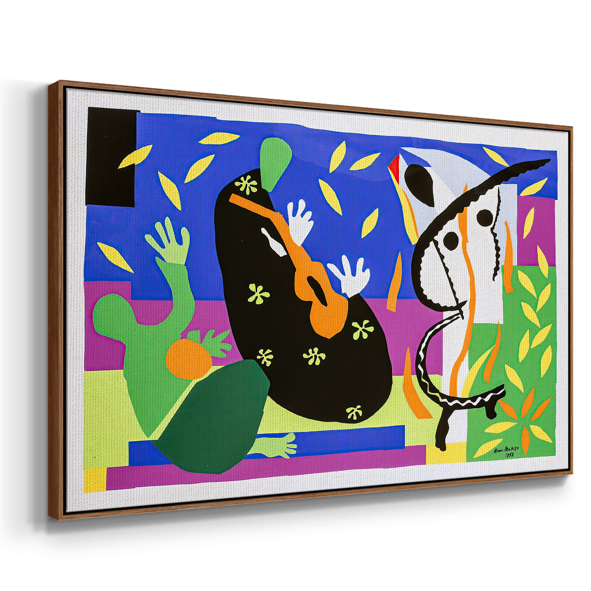 The Sorrows of the King, 1952 - Floater Framed Canvas Print