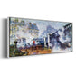 The Europe Bridge Saint Lazare Station in Paris - Floater Framed Canvas Print