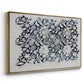 Watercolour for Printed Fabric Design: Wey, c. 1882-1883 - Floater Framed Canvas Print