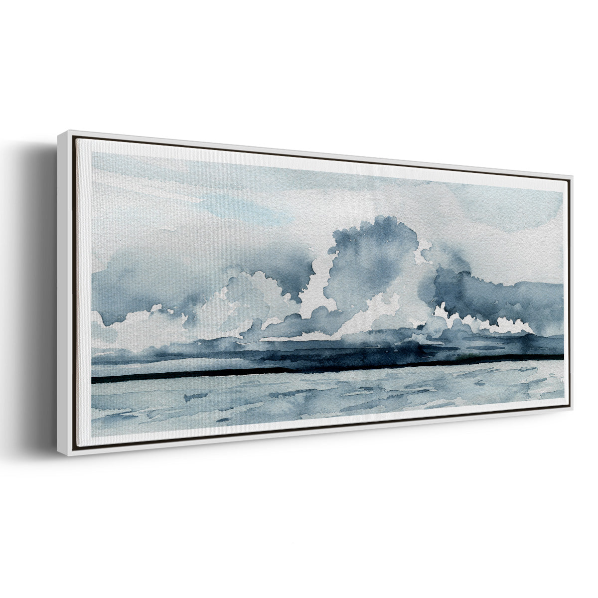 Passing Rain Storm II - Floater Framed Canvas Print