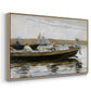 Boys in a Dory, 1873 - Floater Framed Canvas Print
