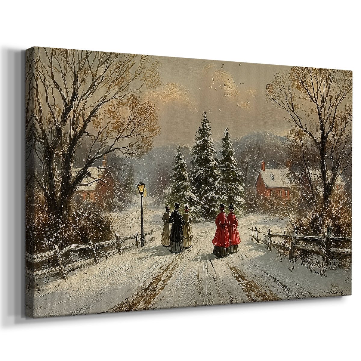 Honeyed Candle at Eve - Canvas Art Print