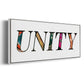 Unity - Floater Framed Canvas Print